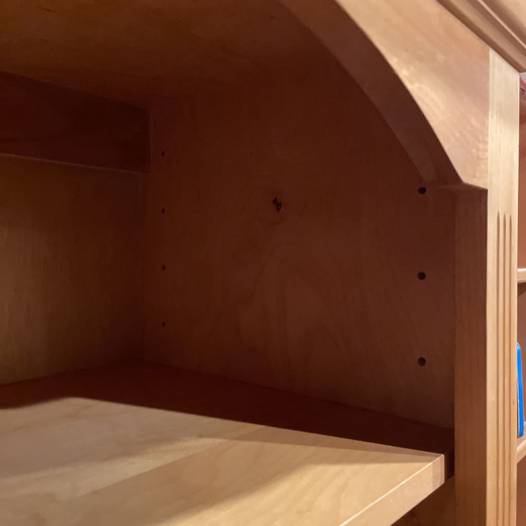 Natural Narrow Bookshelf