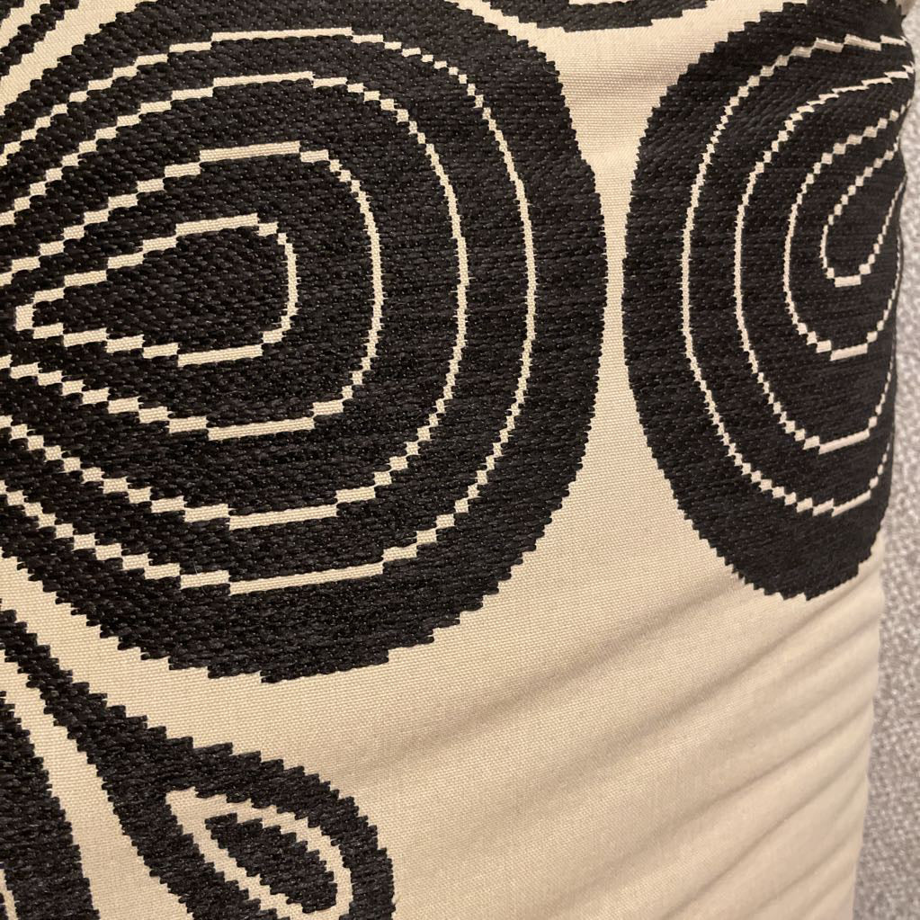 BB Italia Botanical Black & White Square Accent Pillow U PILLOWS