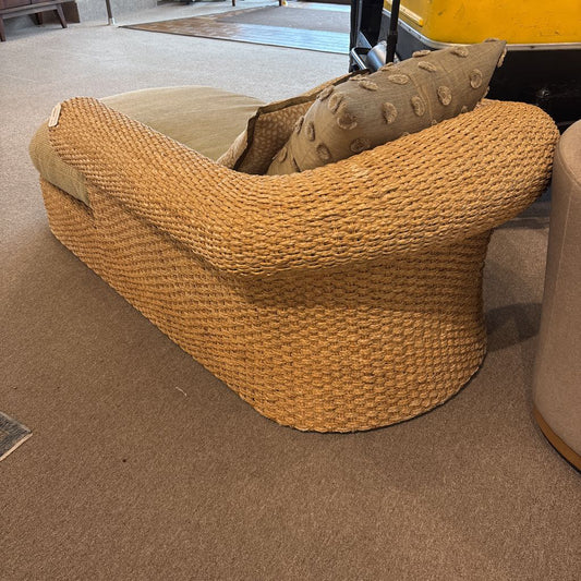 Woven Rattan Chaise Lounge U ACCENT CHAIRS