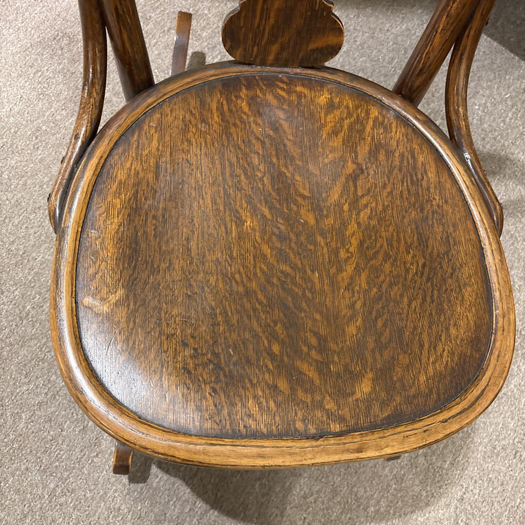 Antique Solid Wood Rocker