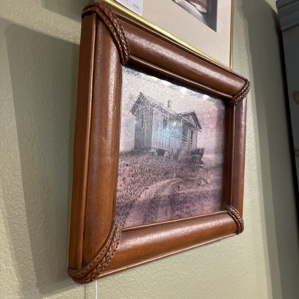 Thick Wood Frame Farmhouse Art