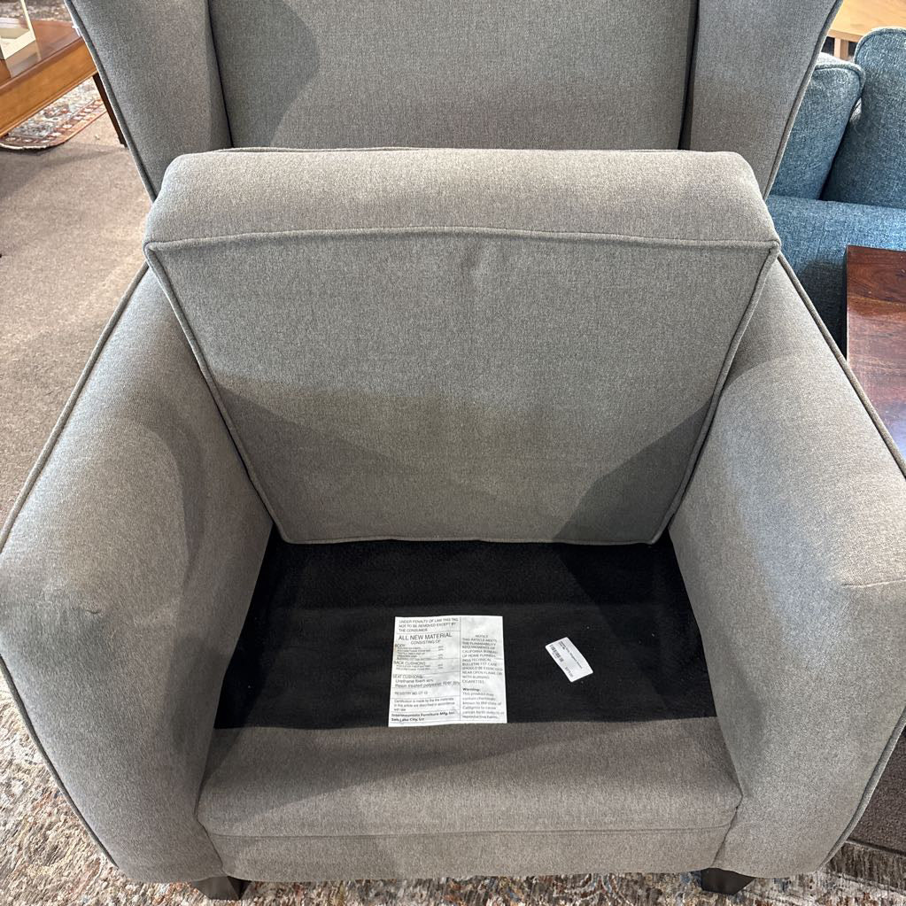 Modern Grey Wingbeck Accent Chair