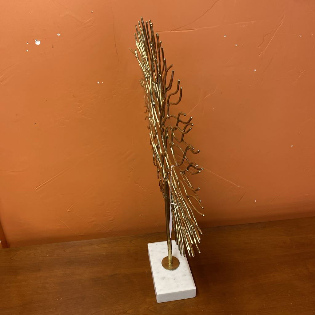 Brass Finish Tree of Life Sculpture