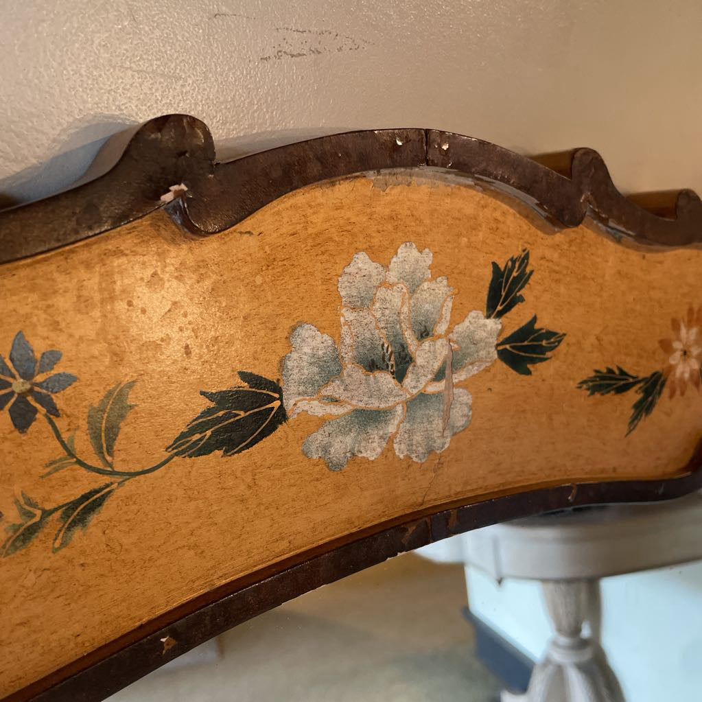 Floral Painted Mirror
