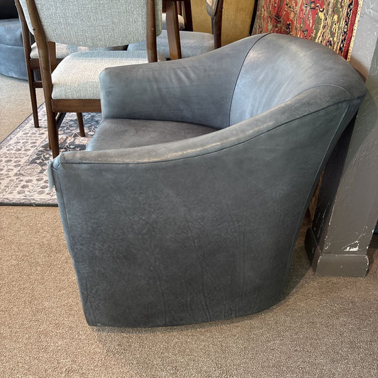 Drexel Heritage Leather Wheeled Accent Chair U ACCENT CHAIRS