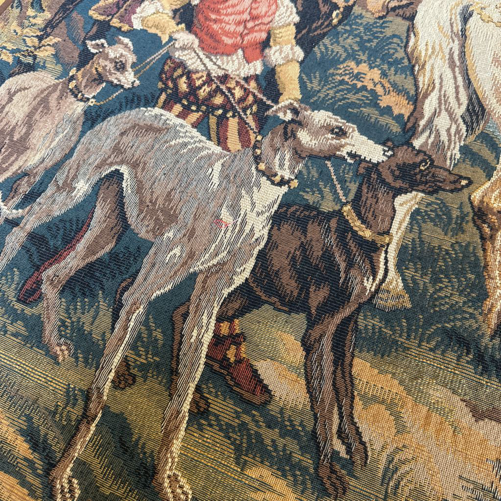 XL Hunting Scene Needlepoint Tapestry