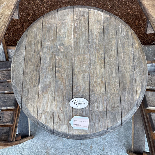 Wine Barrel Outdoor Side Table OUTDOOR