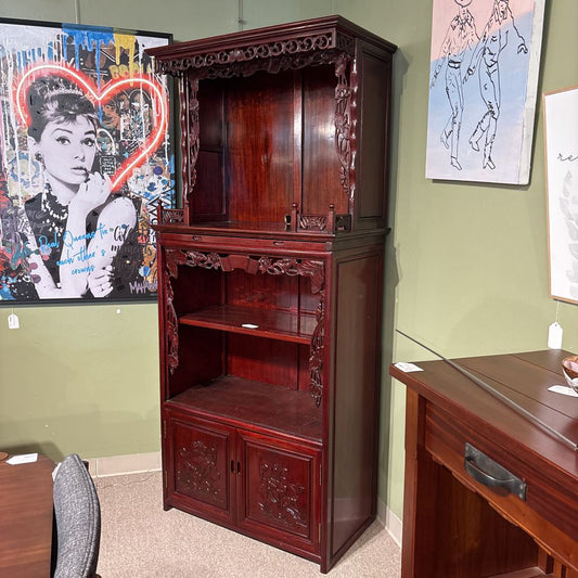 Asian Style Rosewood Hutch C CABINETS