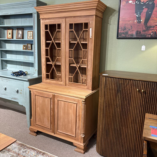 Natural Wood Unfinished Hutch C CABINETS