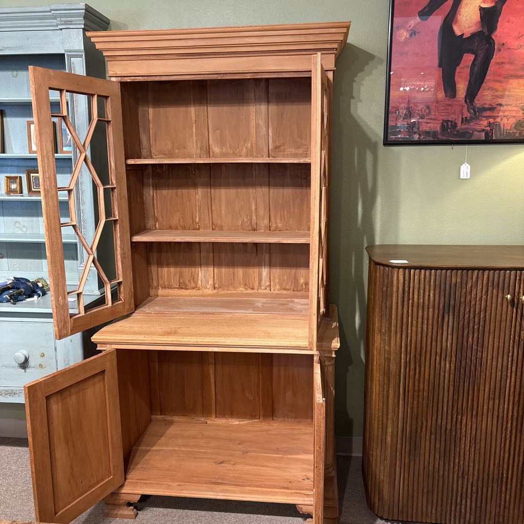 Natural Wood Unfinished Hutch C CABINETS