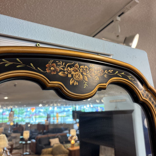 Regency Style Black and Gold Mirror C MIRRORS