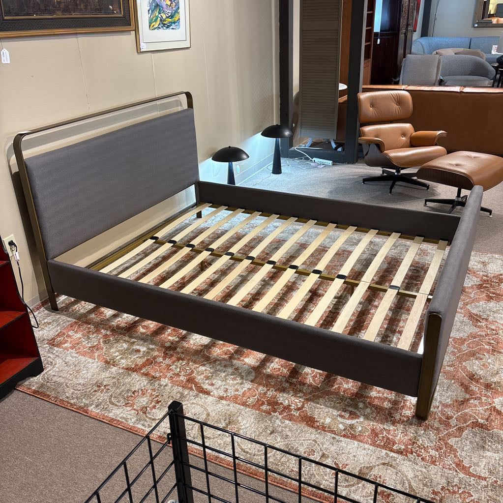 Modern Antique Brass Queen Bed