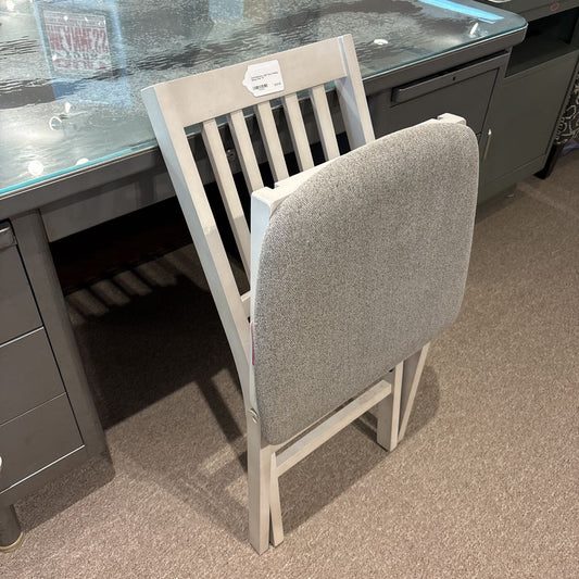 Contemporary Light Grey Folding Dining Chair C DINING CHAIRS