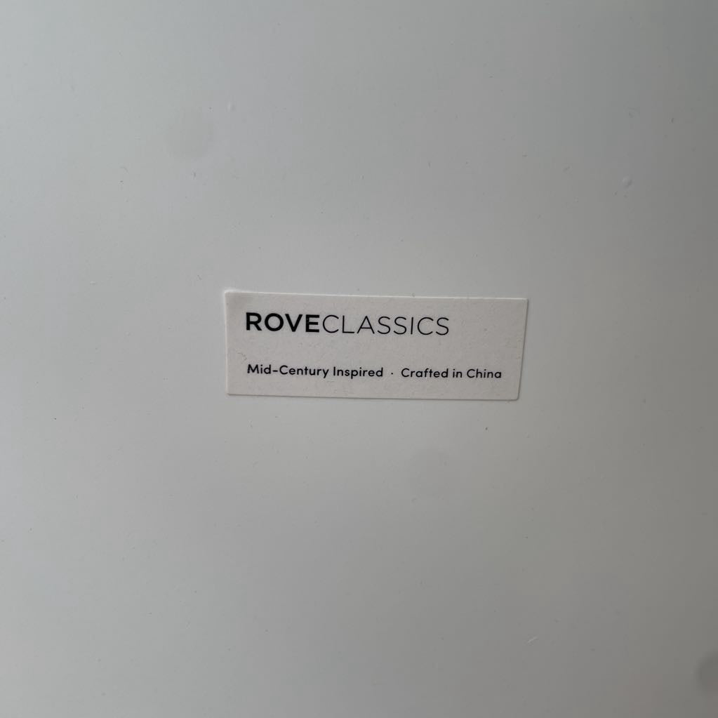 Rove Concepts White Squiggle Dining Chair SET of 4