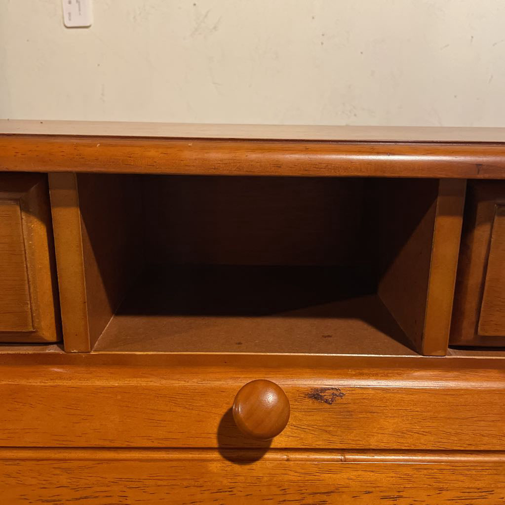 Tall Turned Leg Secretary Desk AS IS