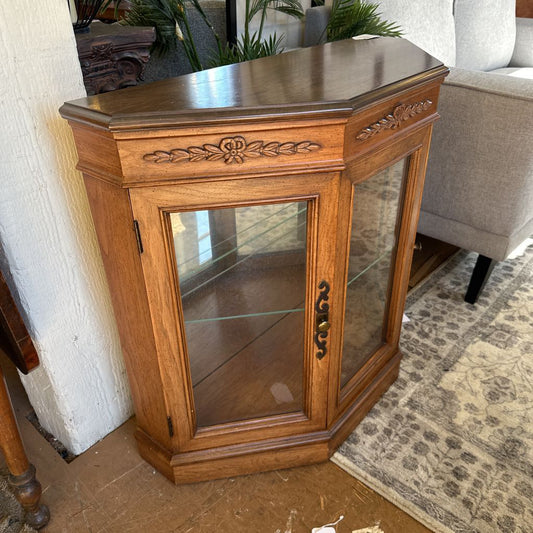 Half Round Display Cabinet