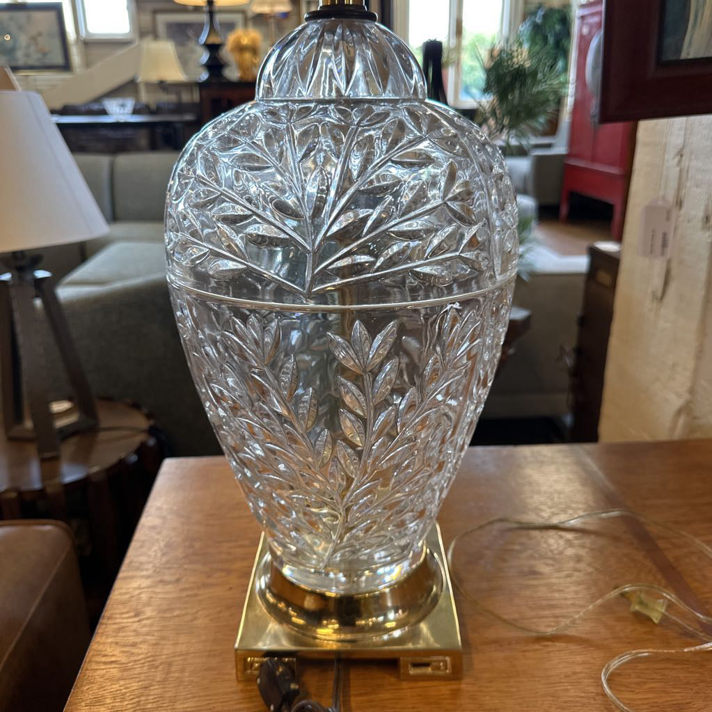 Cut Glass Table Lamp
