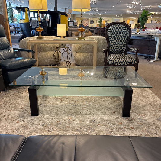 Glass Top Modern Coffee Table C COFFEE TABLES