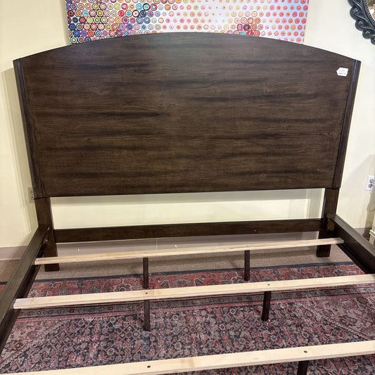 Regina Walnut King Bed C BED FRAMES