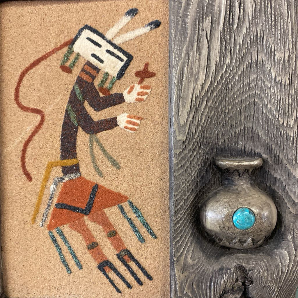 Vintage Navajo Sand Painting ART