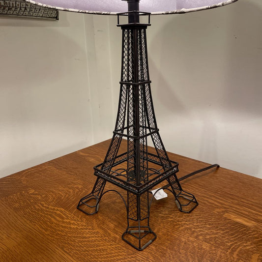 Eiffel Tower Base with Fancy Shade Lamp LAMPS