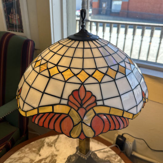 Tiffany Style Floral Stained Glass Table Lamp