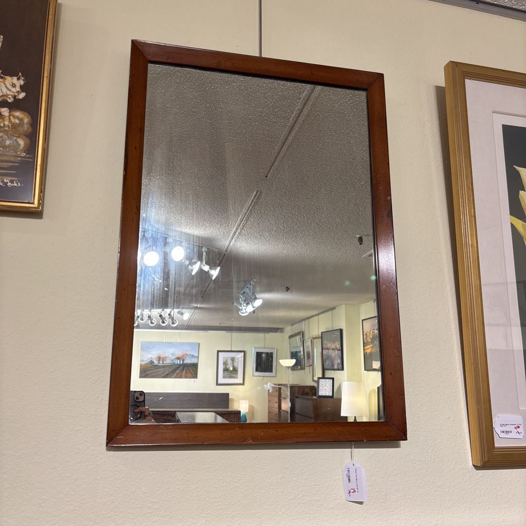 Wood Trim Mirror (AS IS)
