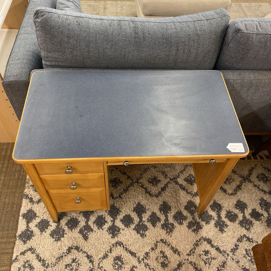Small Blonde Laminate Top Desk C DESKS