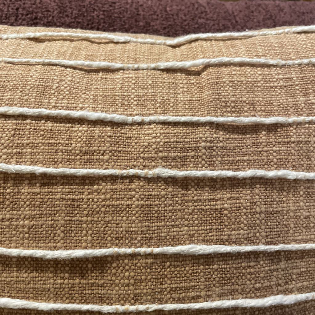 Large Mustard Yellow with Tassels Pillow U PILLOWS