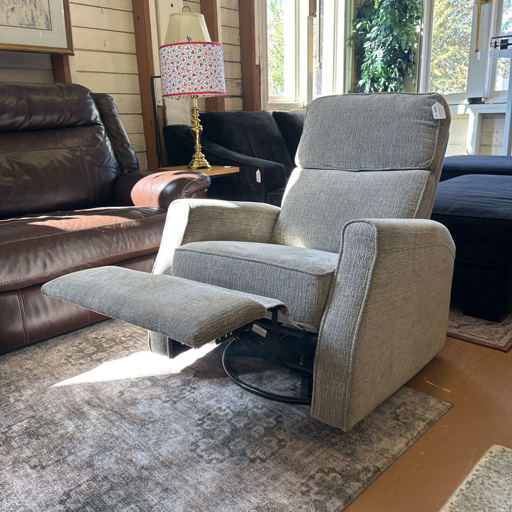 Grey Swivel Rocker Recliner