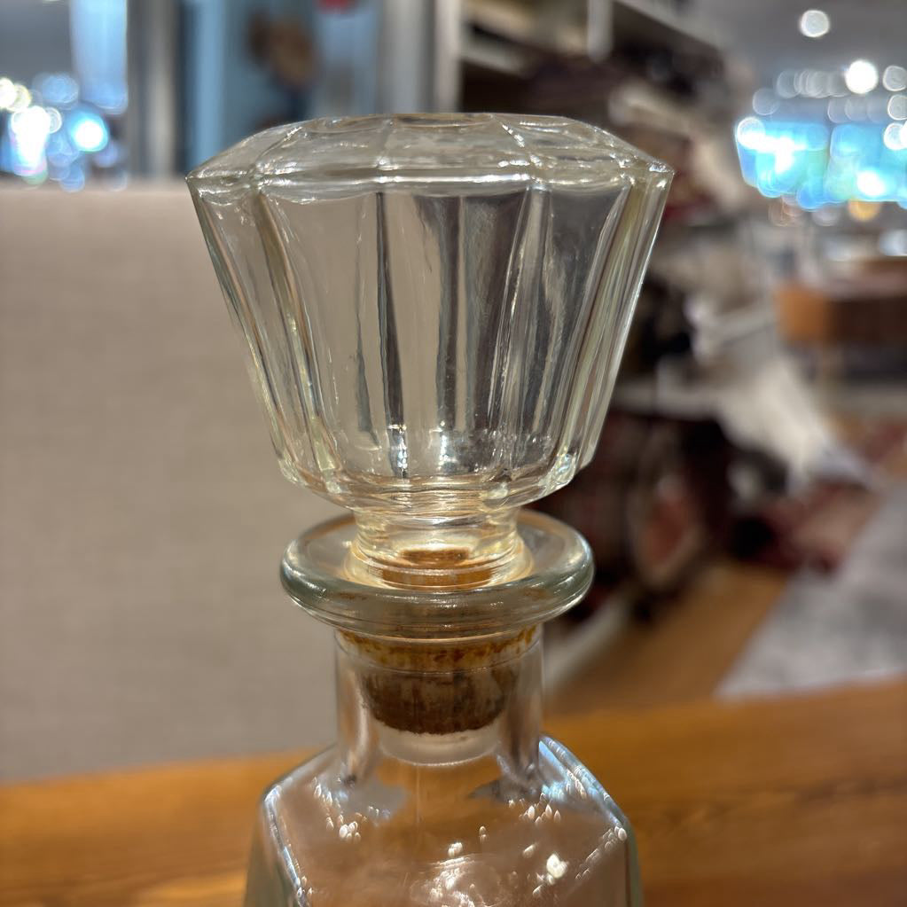 Geometric Glass Decanter