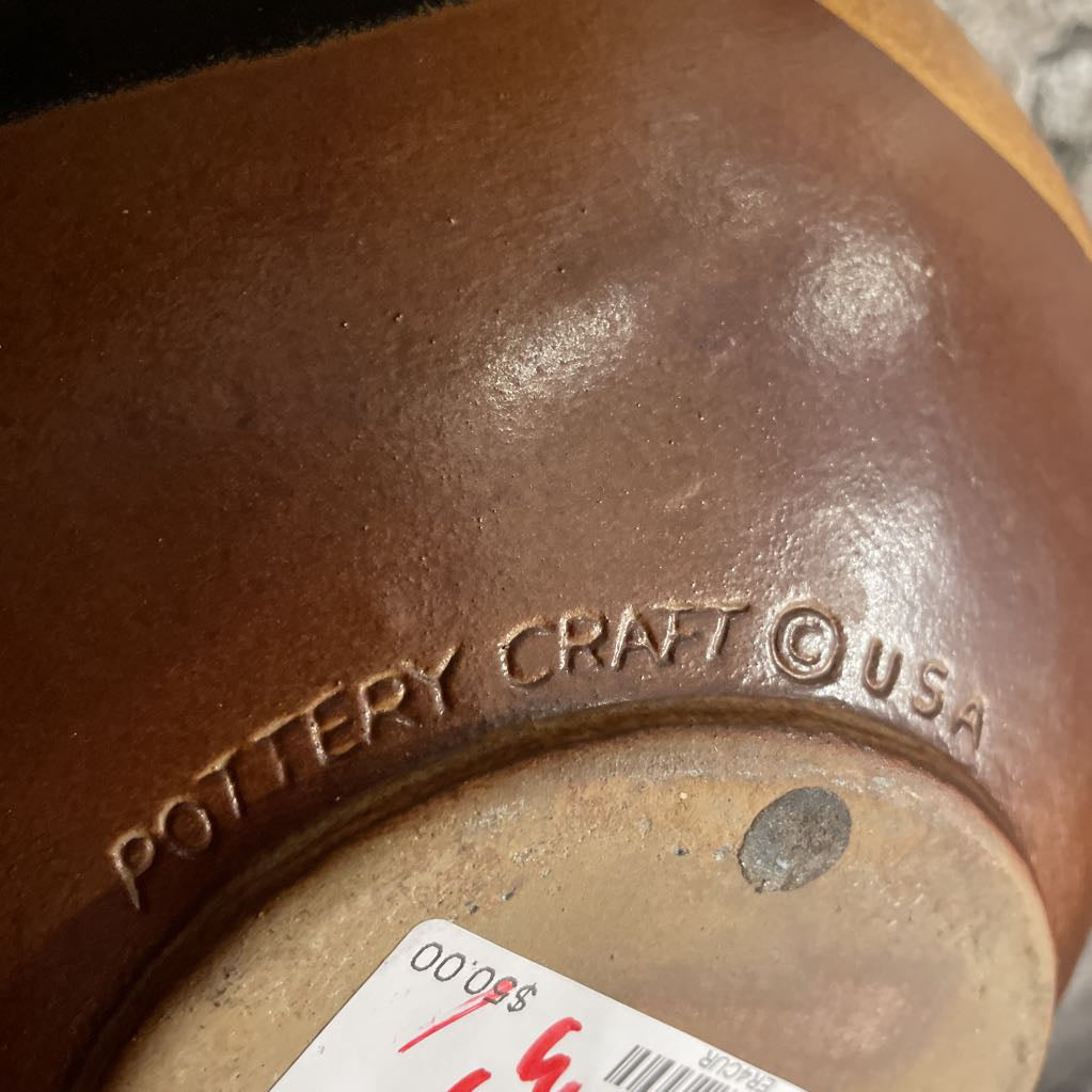 Pottery Craft Overlapping Circles Vase SMALLS