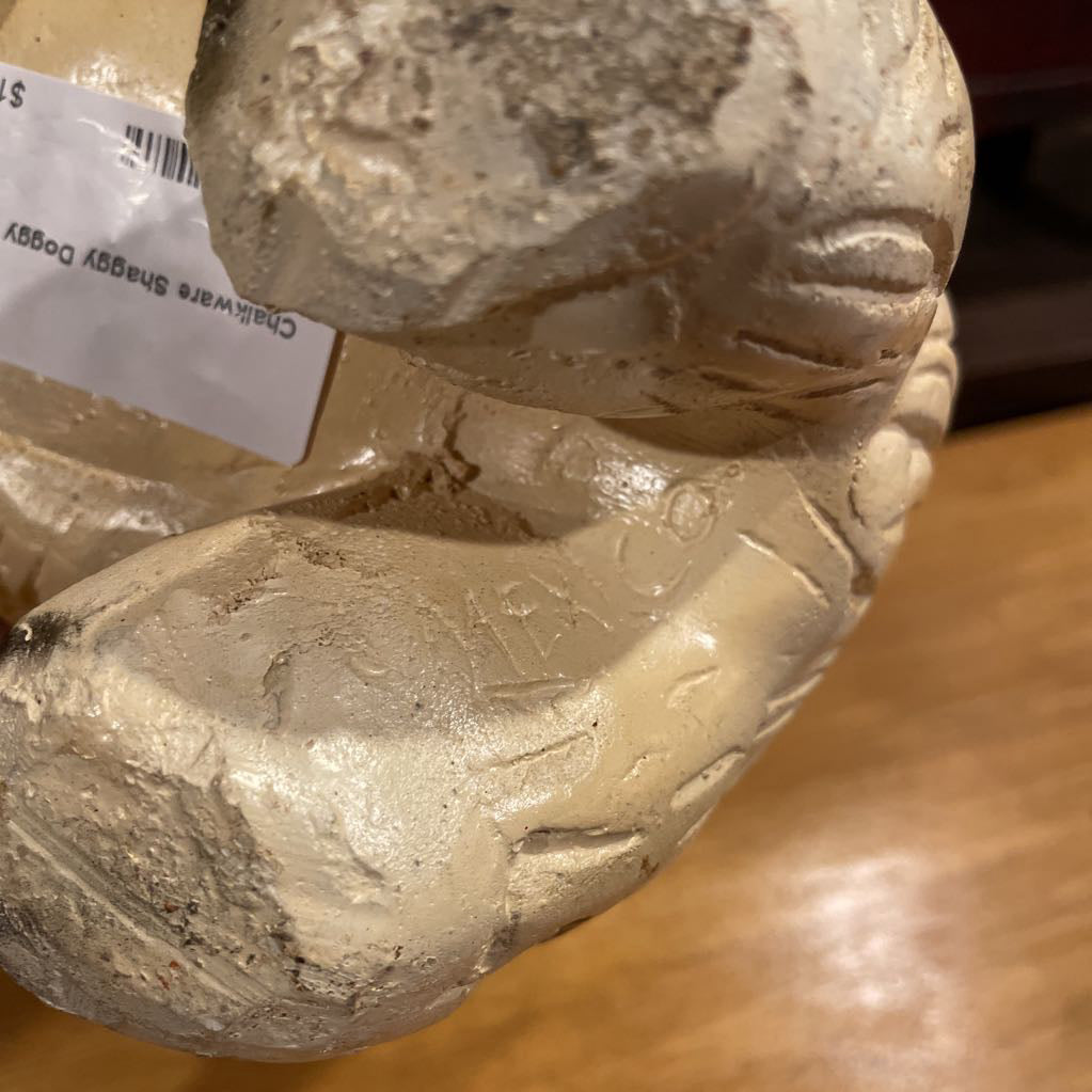 Chalkware Shaggy Doggy Bank