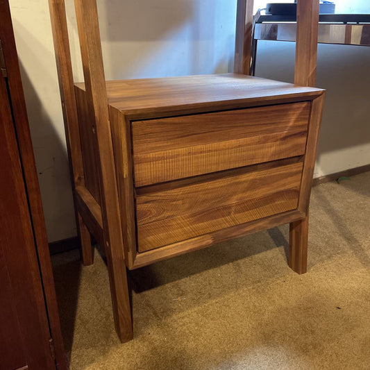 Brushed Pecan Bookcase C BOOKSHELVES