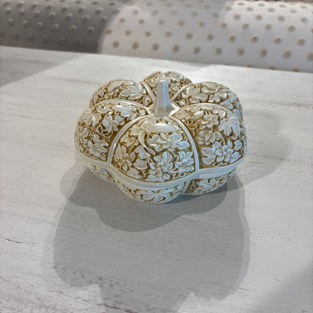 Carved Pumpkin Jewelery Box