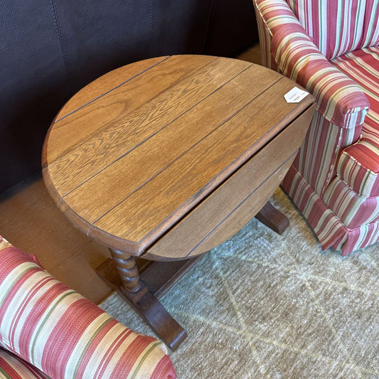 Barley Twist Drop Leaf Occasional Table C SIDE TABLES