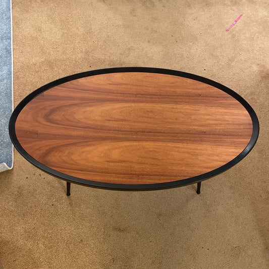 MC Oval Walnut Coffee Table C COFFEE TABLES