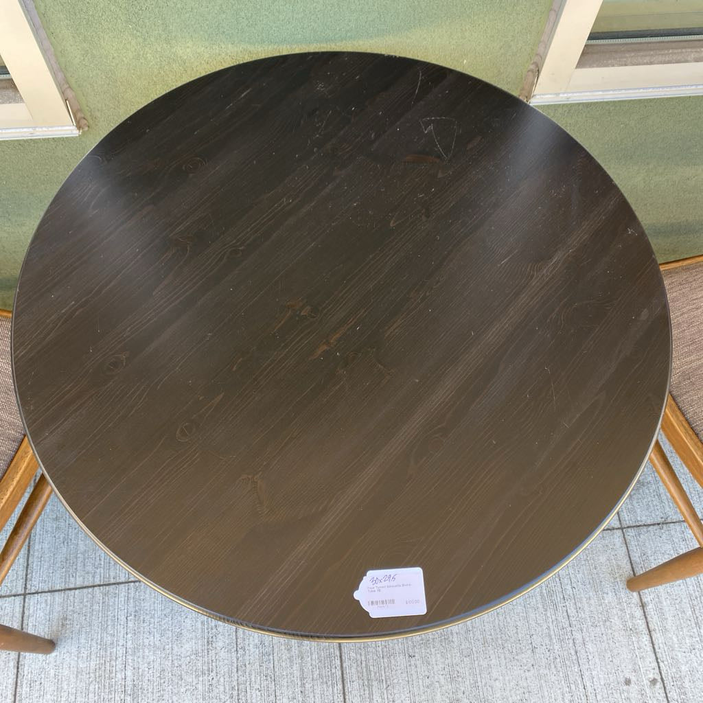 Faux Turned Silhouette Bistro Table