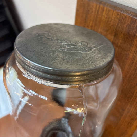 Antique Arcade Coffee Grinder w/ Original Glass