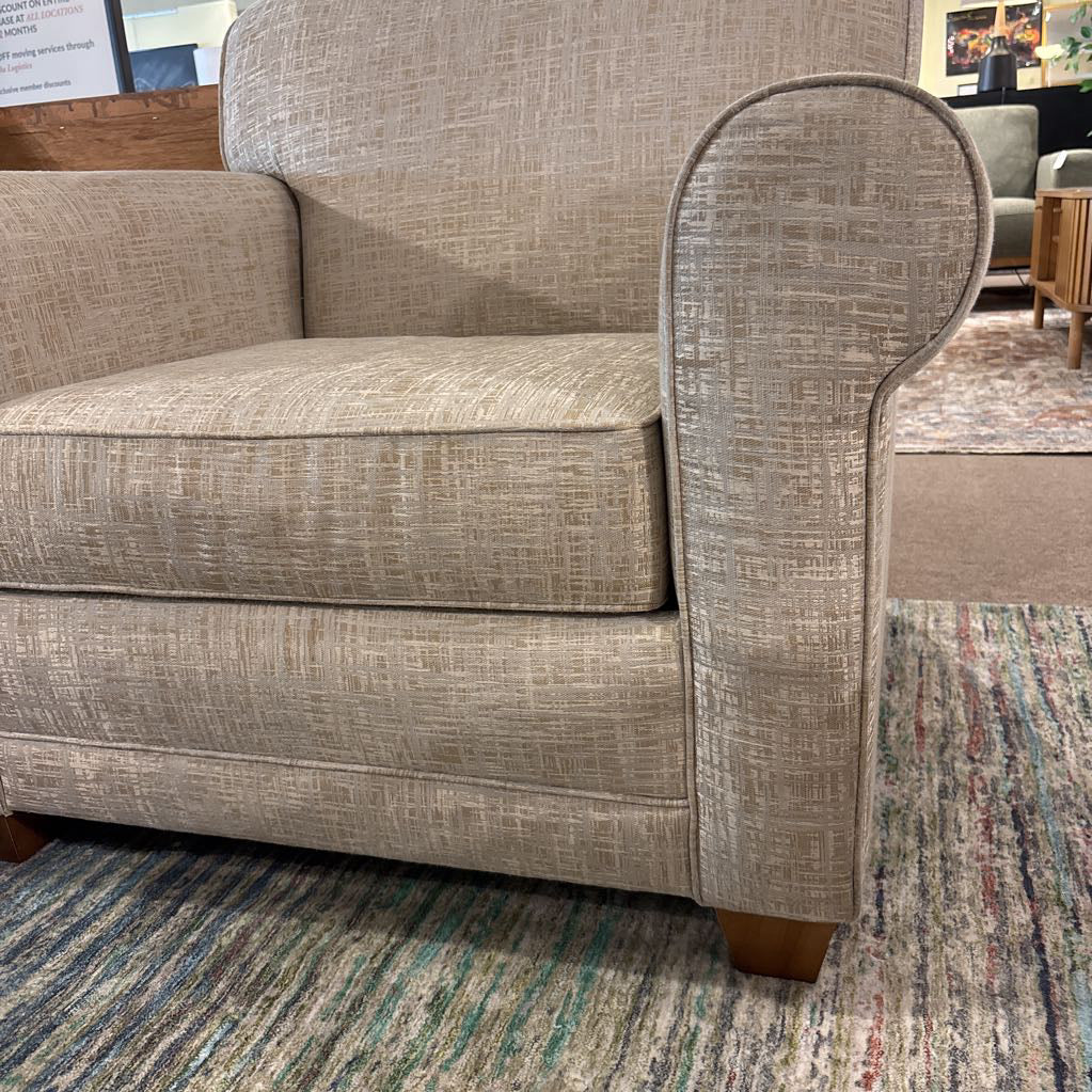 Patterned Cream Accent Chair U ACCENT CHAIRS