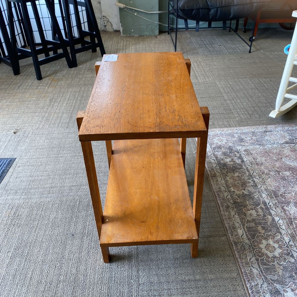 Vintage 2Tier Side Table Plant Stand