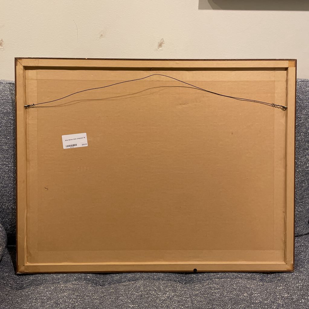 Elton Bennett "The Web" Serigraph