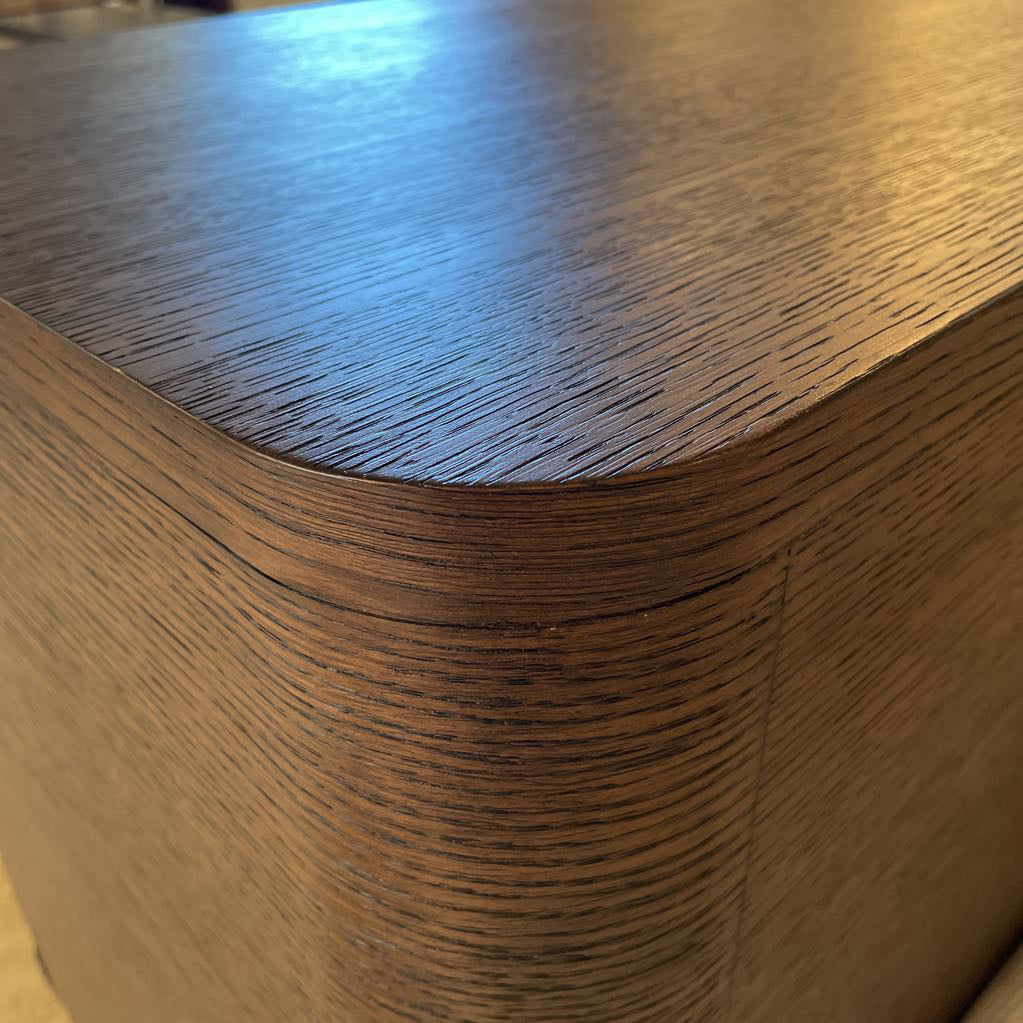 RH Ligne 5 Drawer Dark Wood Chest