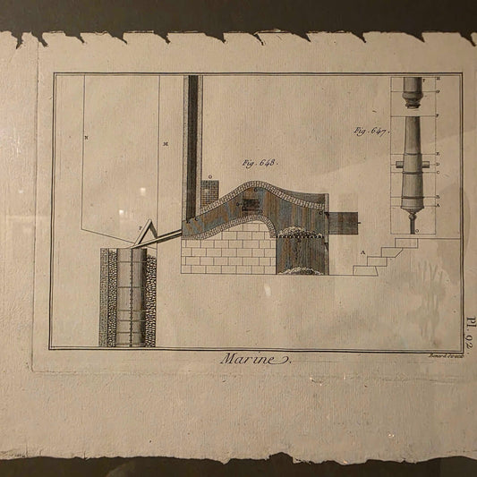Naval Copperplate Illustration Small #4