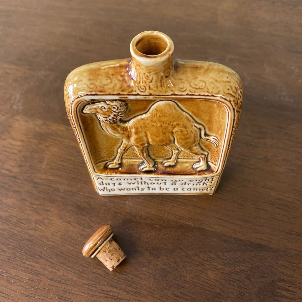 Vintage German Camel Flask