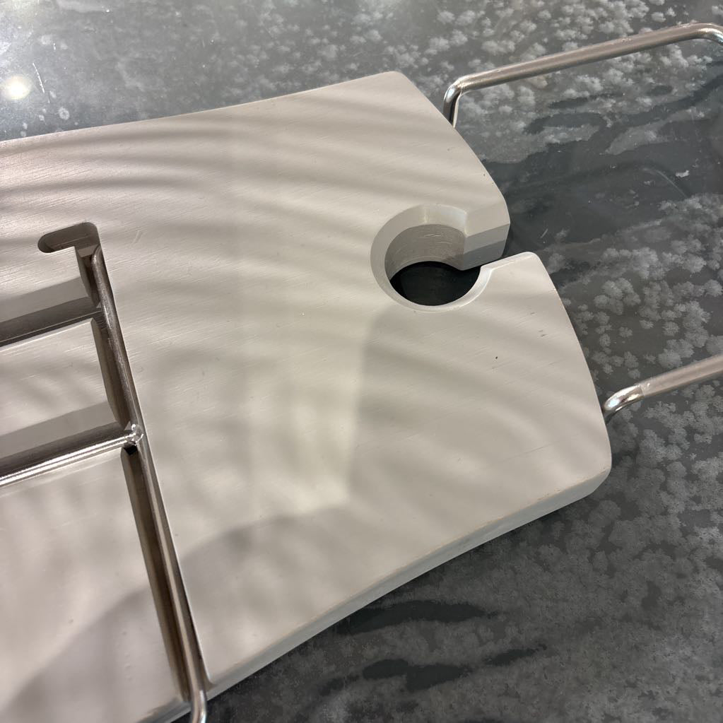 Grey Bathtub Tray Organizer SMALLS
