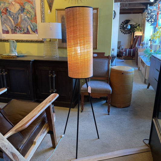Tall Woven Shade Tripod Base LAMPS