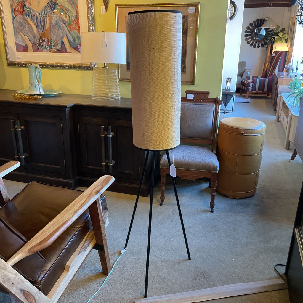 Tall Woven Shade Tripod Base