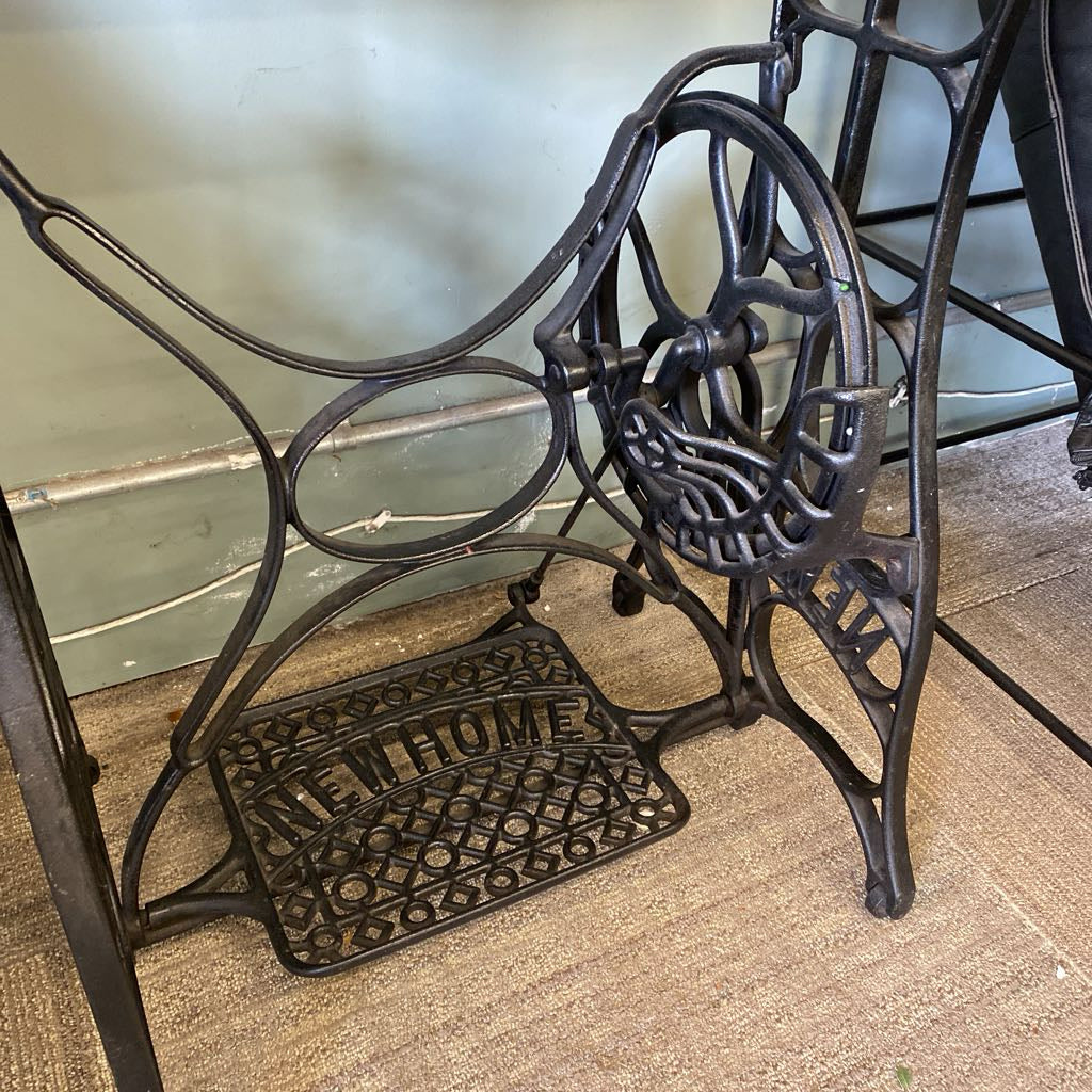 Upcycled Antique Sewing Console Table