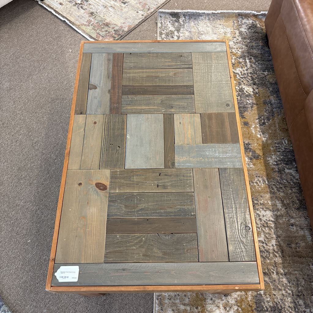 Reclaimed Wood Small Coffee Table